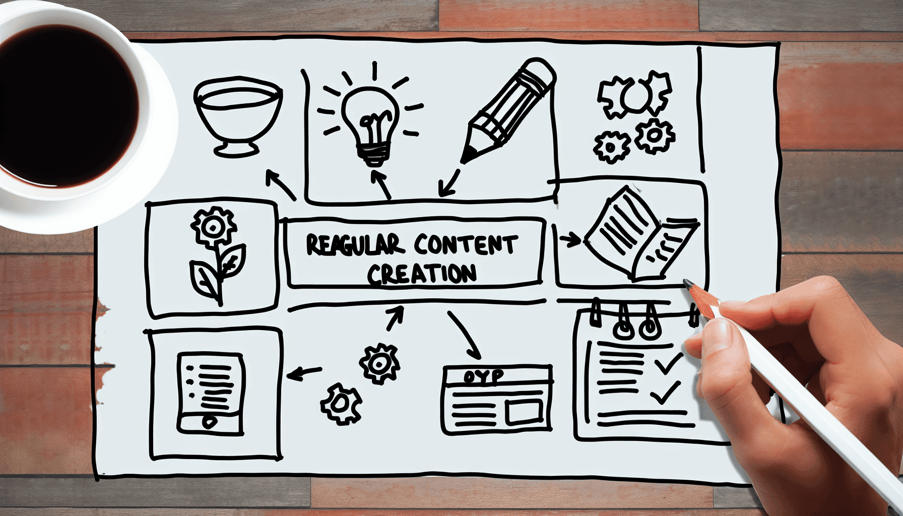 정기적인 콘텐츠 제작 계획