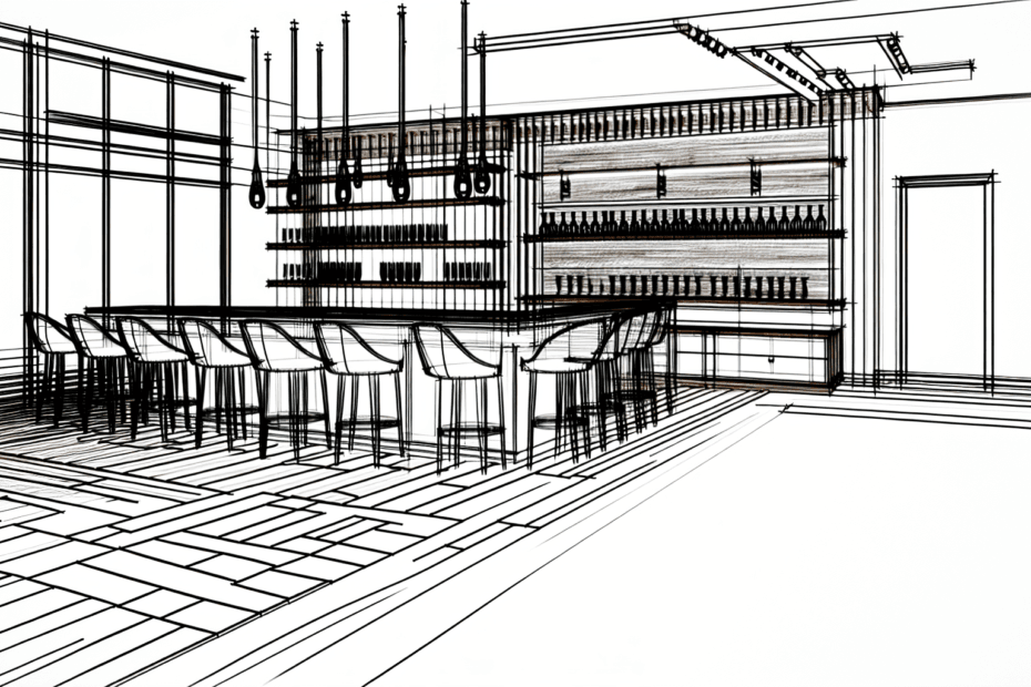 luxury home bar design 2025