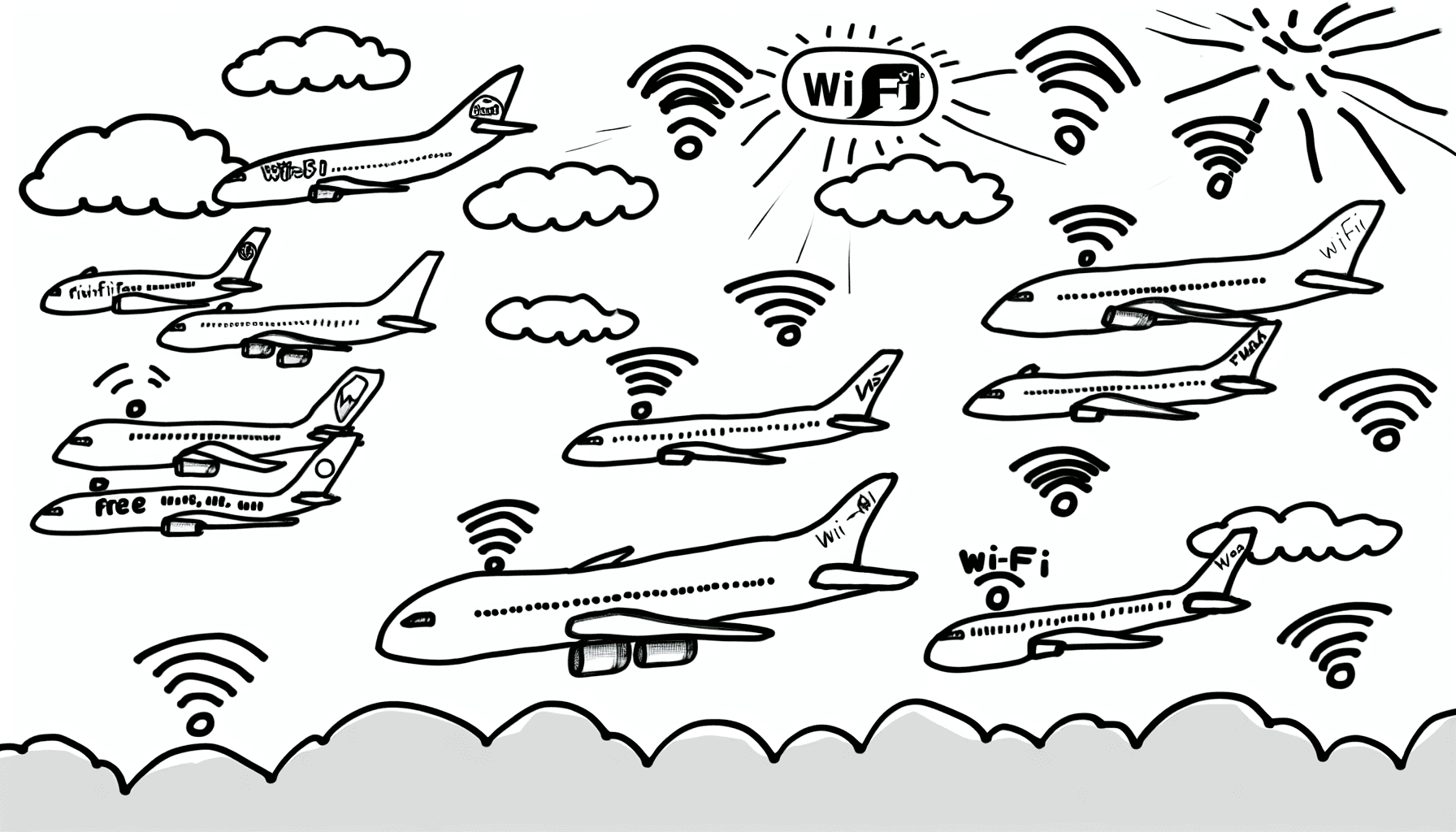 Airlines with free Wi-Fi
