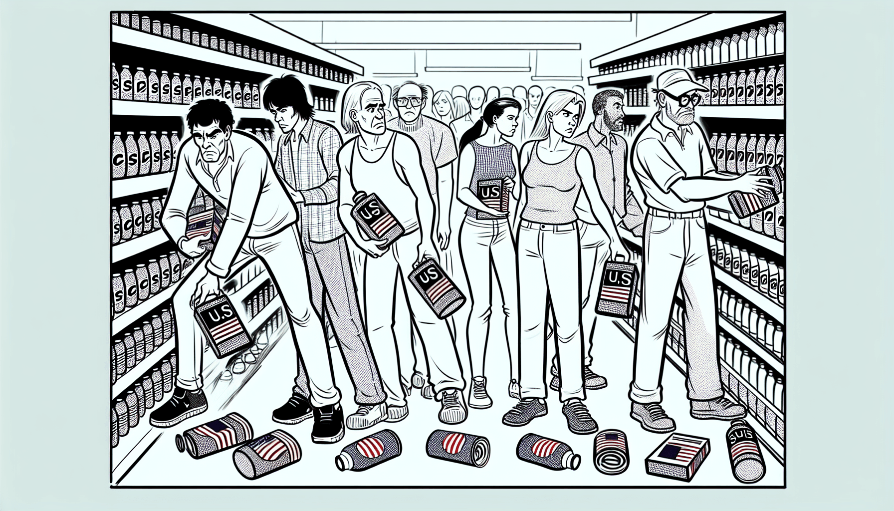 European consumers drop US products