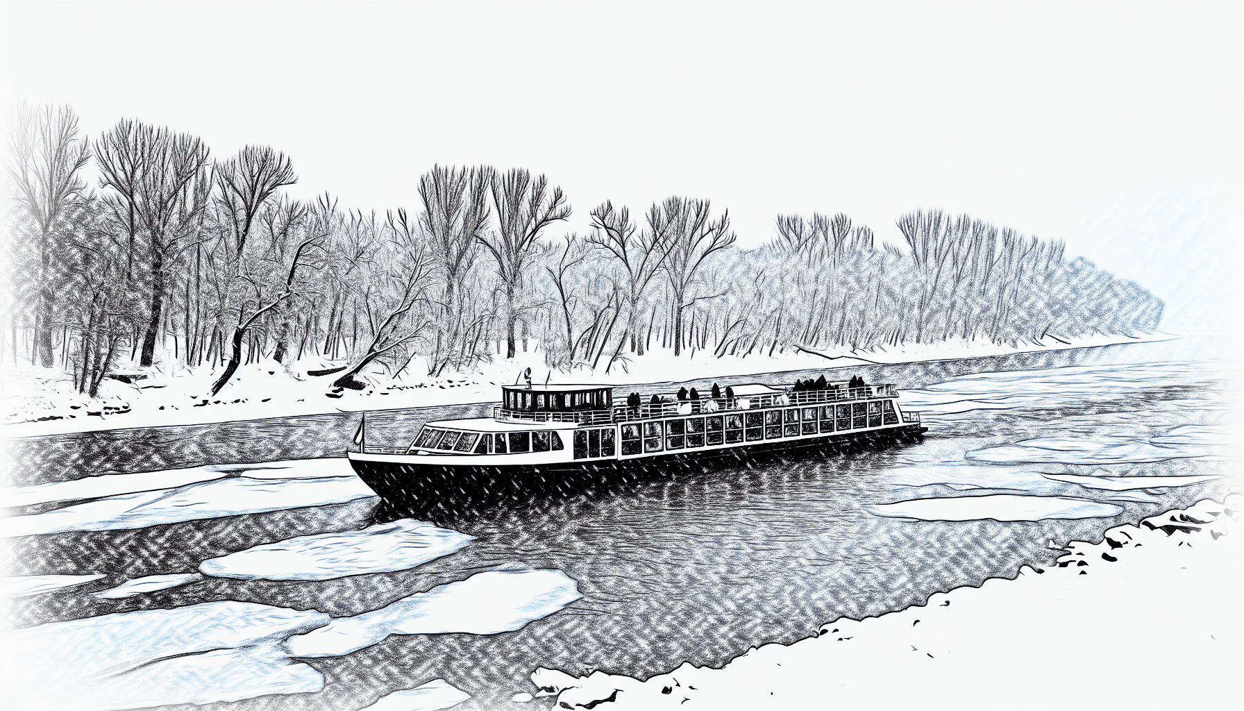 Danube river cruise February