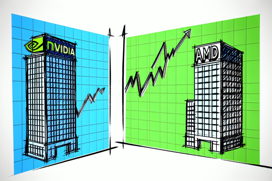 Nvidia vs AMD AI stocks