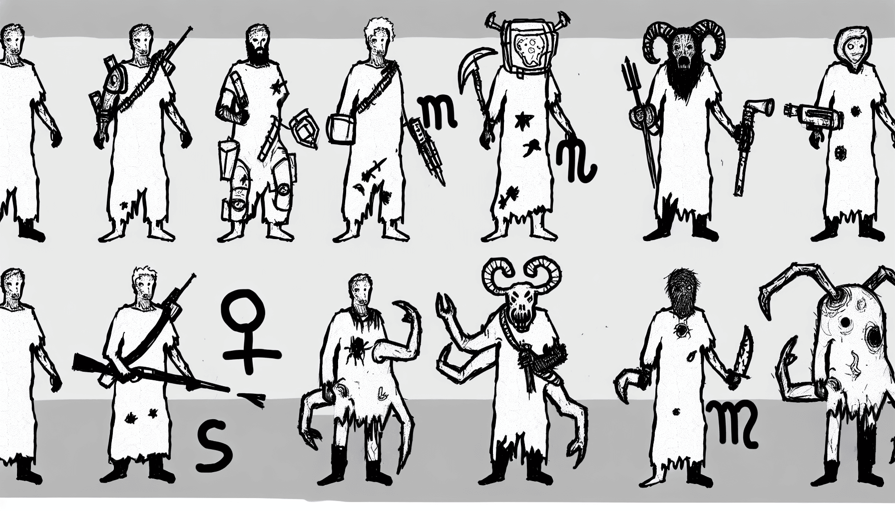 The Last of Us Zodiac Characters