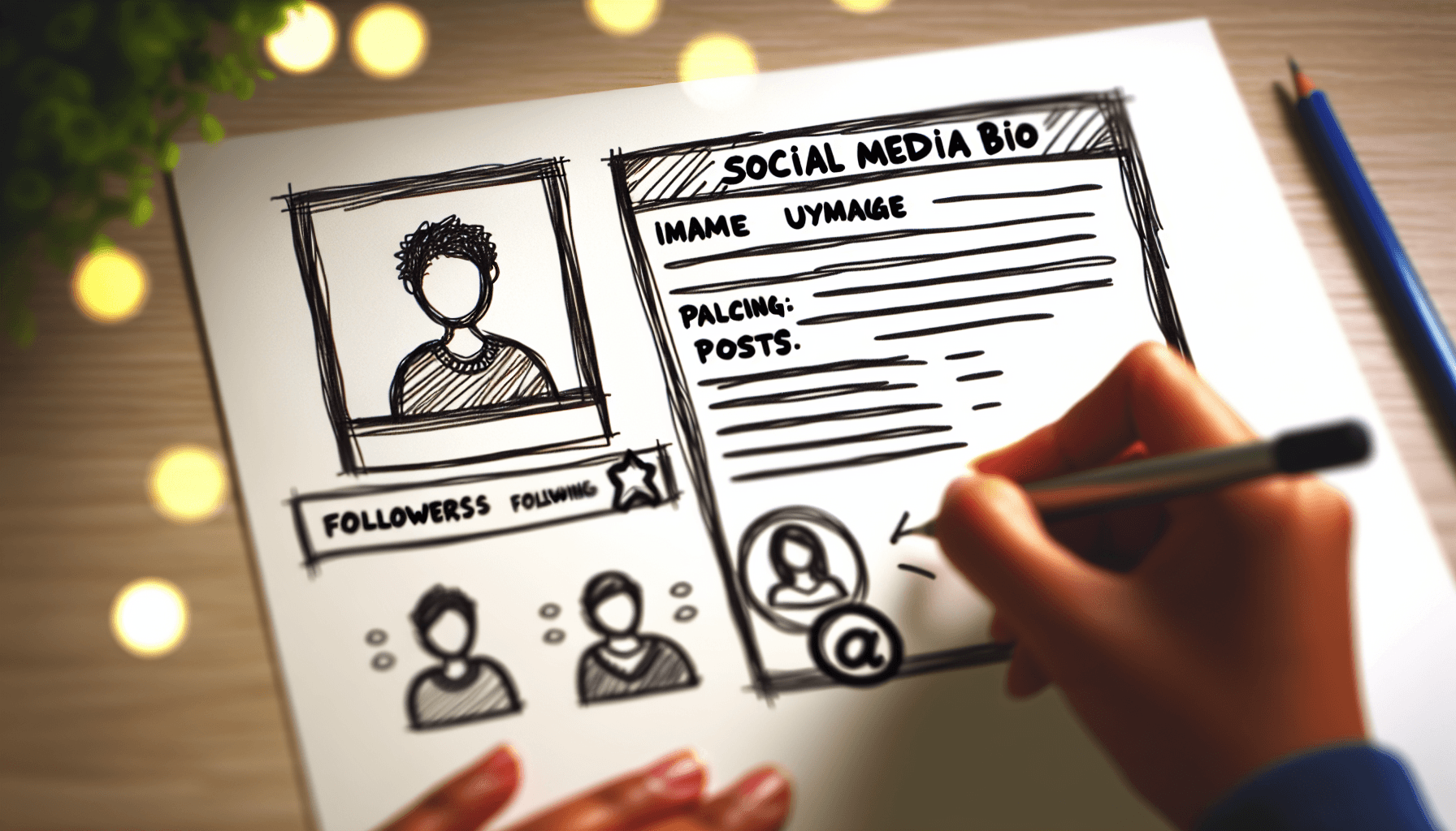 social media bio