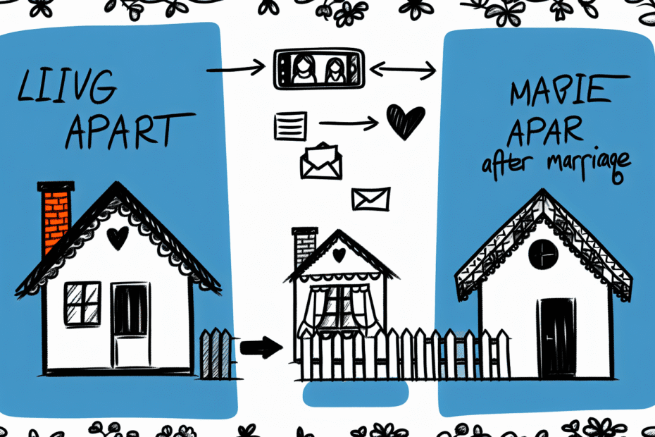 living apart after marriage