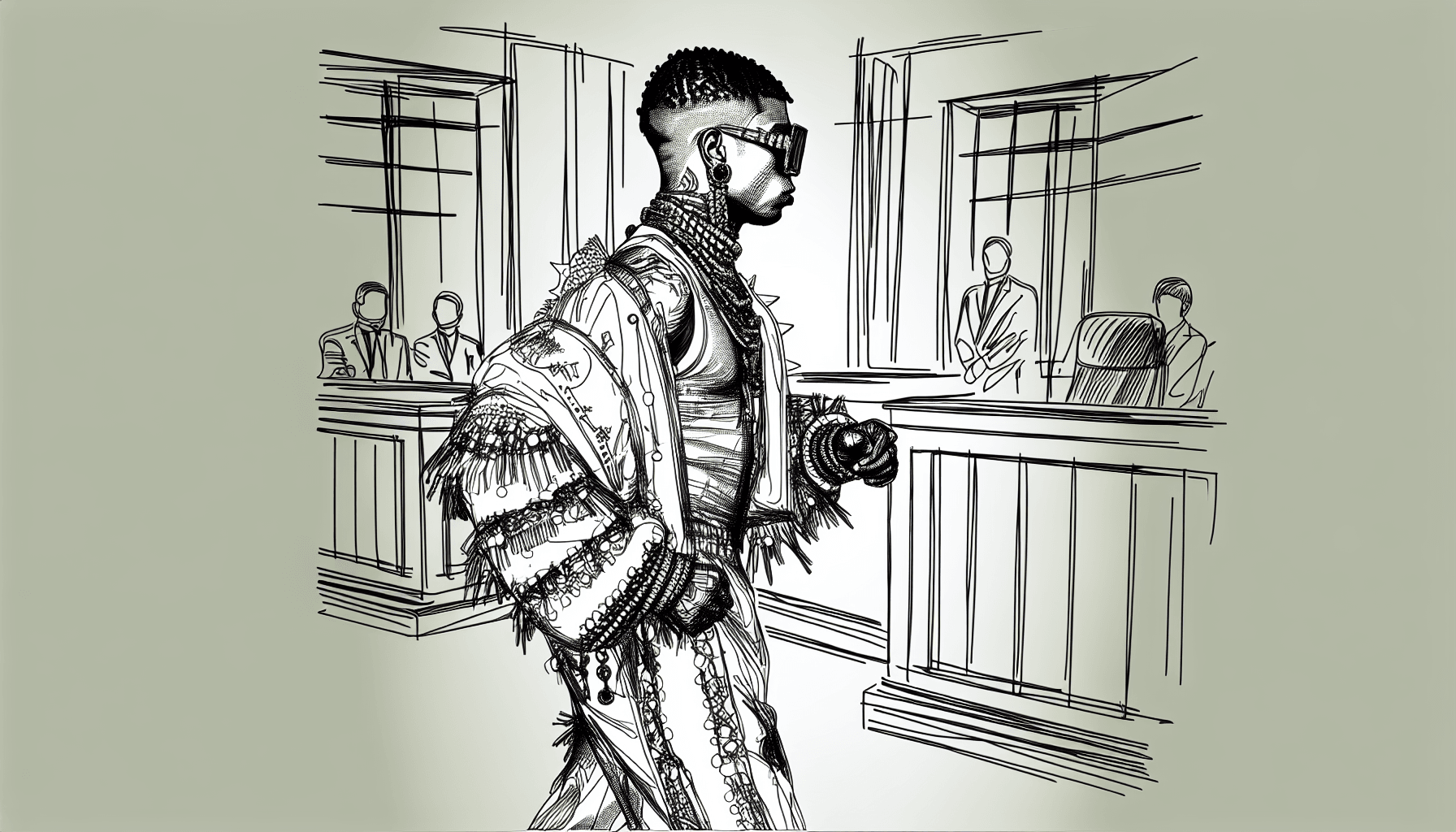 Kanye West courtroom access 2025