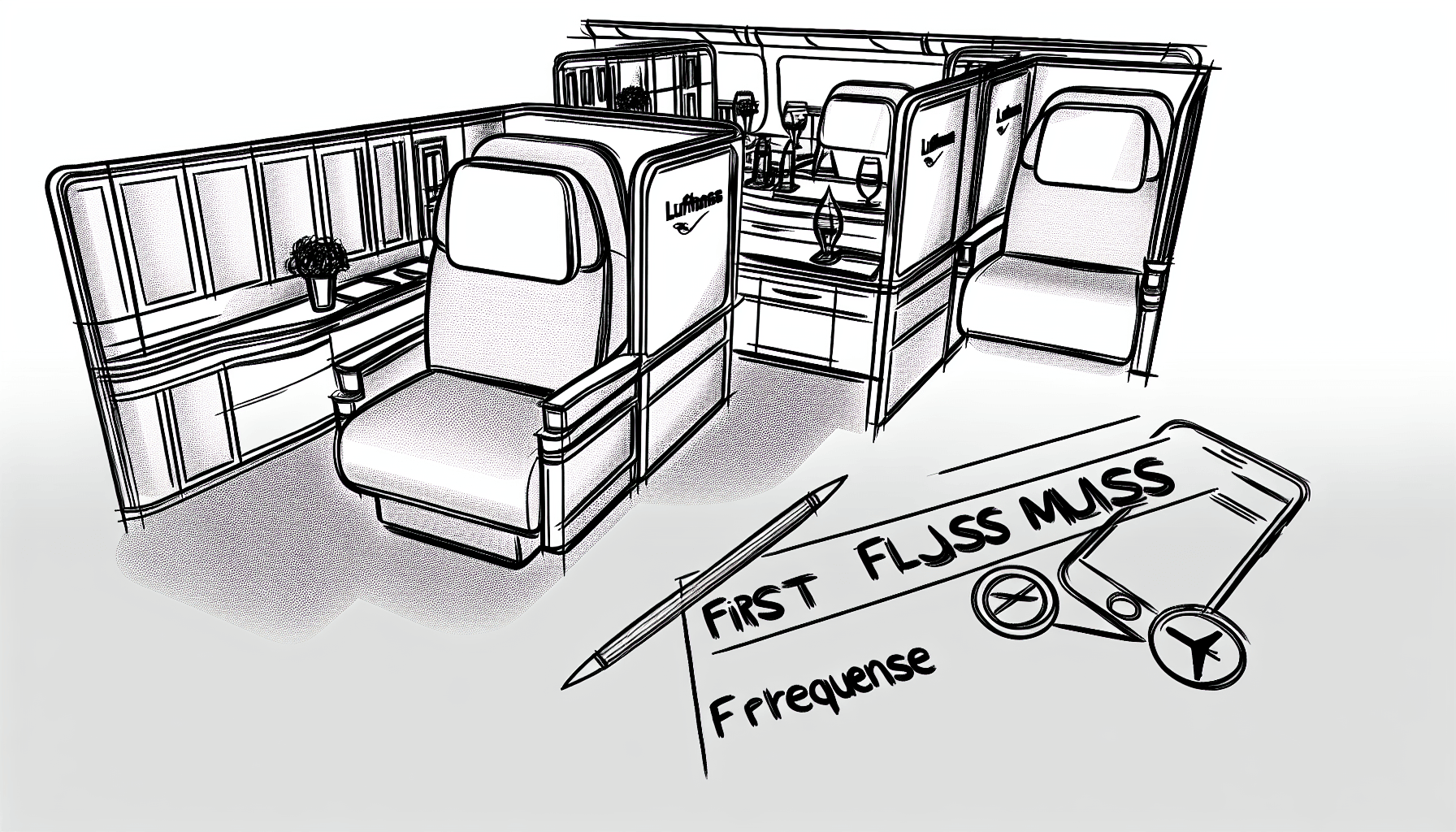 Lufthansa First Class with Partner Miles