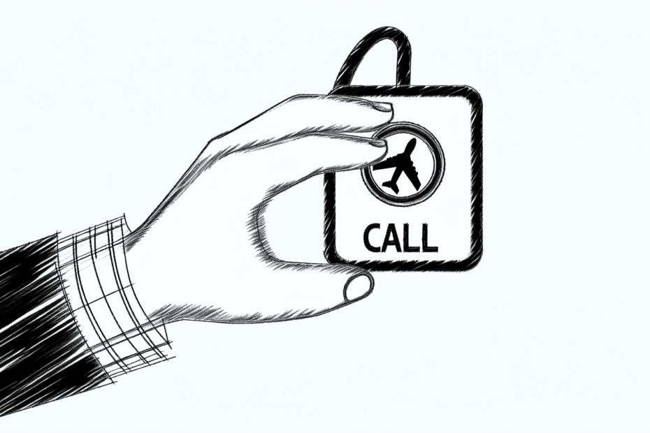 flight attendant call button