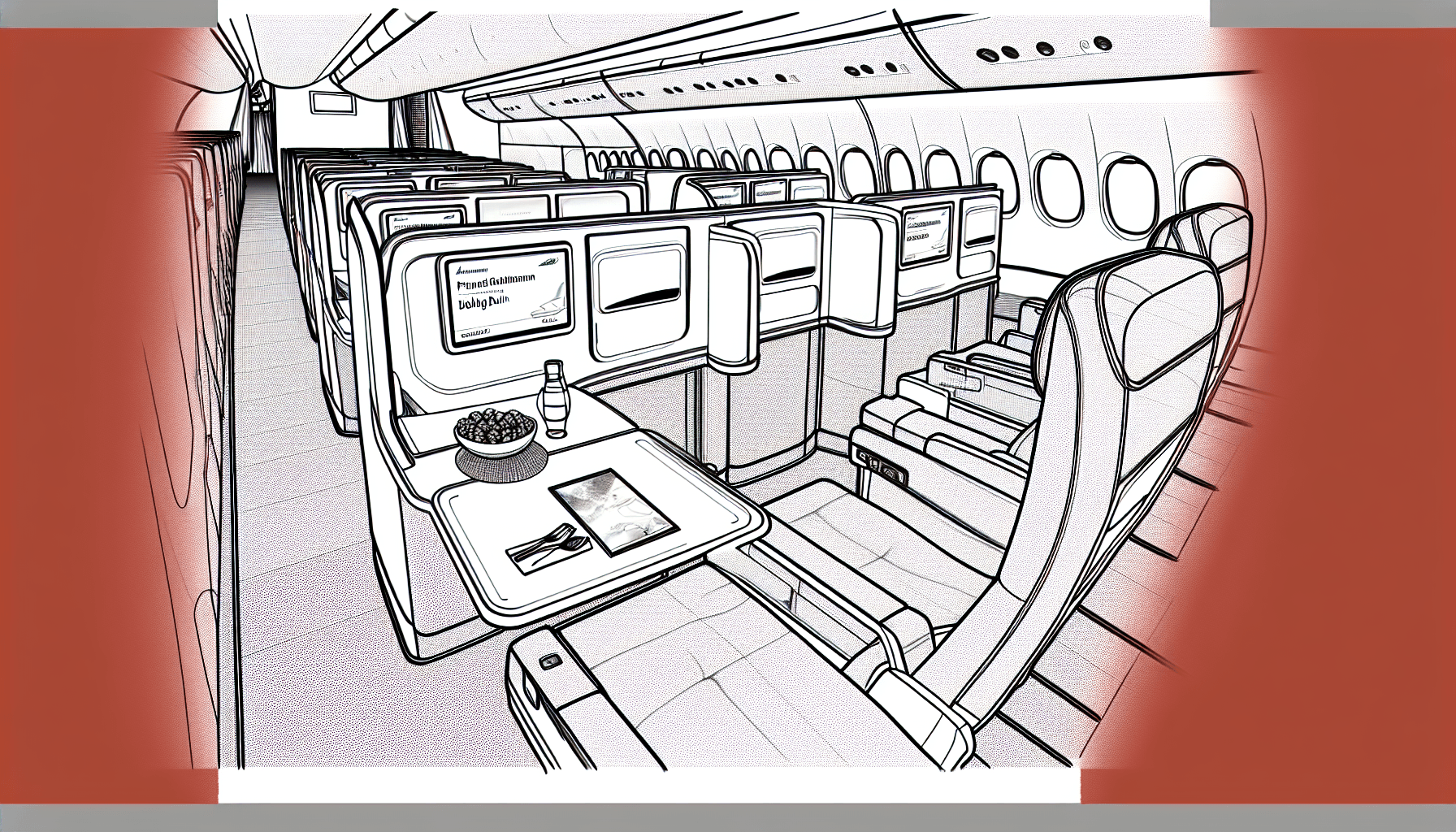 business class flight to Dublin