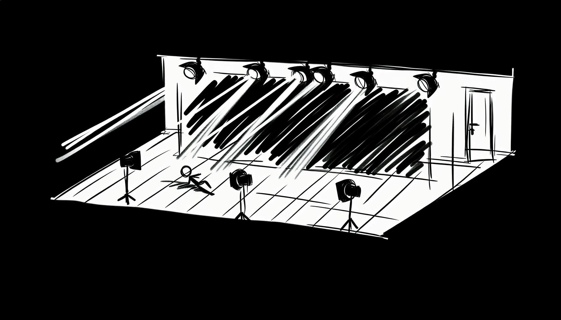 film noir lighting setup