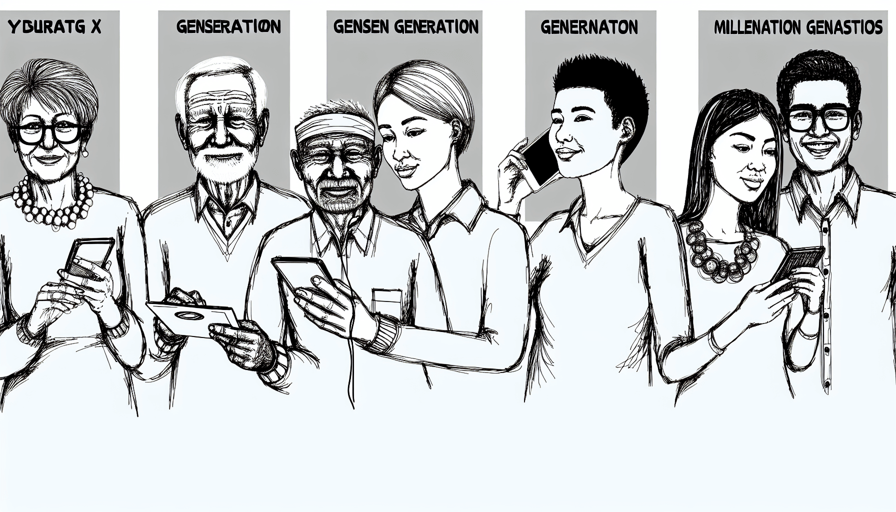 Content consumption by generation